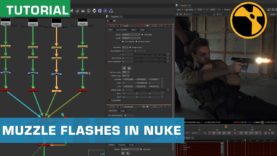 Nuke VFX Tutorial: How To Composite Muzzle Flashes, Gun Smoke, & More Gun FX Stock Footage