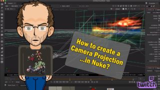 How to create a Camera Projection in NUKE ? | Matte Painting, 2.5D